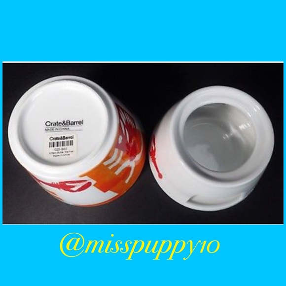 RARE Crate & Barrel Lobster Tea Light ButterWarmer - Picture 4 of 6
